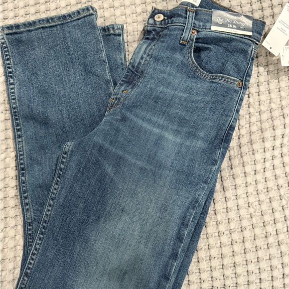 Abercrombie & Fitch Straight Leg High Rise  Women's Jeans size 25 O - Picture 2 of 5